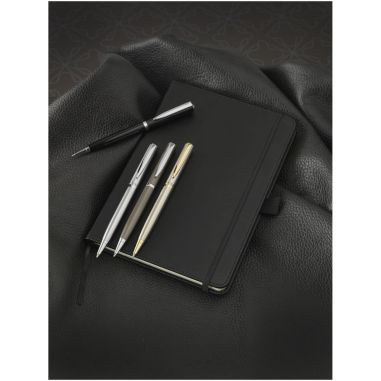 Libreta A5 imitación piel 80 hojas con caja