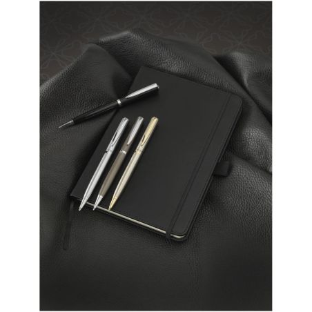 Libreta A5 imitación piel 80 hojas con caja
