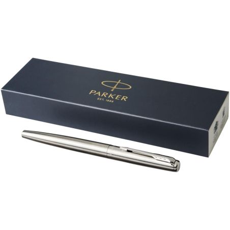Pluma Parker acero inoxidable tinta azul