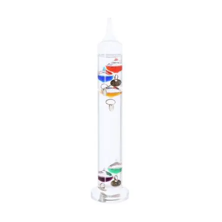 Termómetro Galileo de vidrio borosilicato