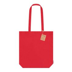 Bolsa algodón orgánico 270g 9x42x38cm reforzada natural