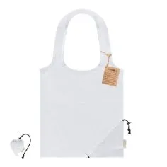 Bolsa plegable algodón reciclado RPET 140g/m2 corazón 7kg