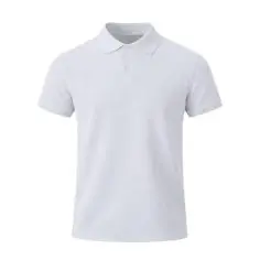 Polo adulto manga corta piqué algodón 180 g/m² dos botones
