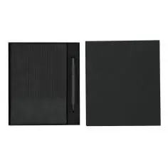 Set bloc PU reciclado bolígrafo aluminio reciclado 96 hojas