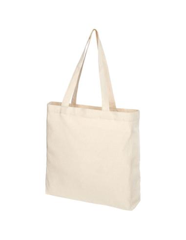 Bolsa Tote de algodón reciclado de 210 g/m² con refuerzos "Lahila"