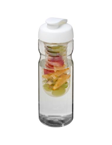 H2O Active® Base Bidón deportivo e infusor con Tapa Flip de 650 ml