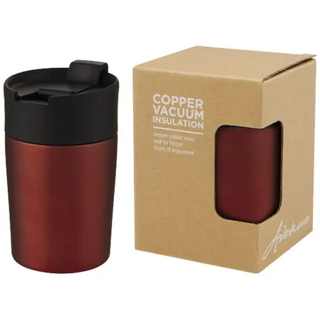 Vaso térmico de acero 180 ml aislamiento cobre