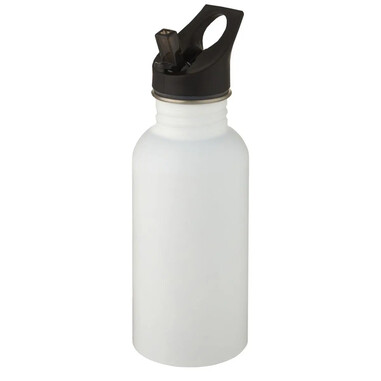 Bidón deportivo Lexi de acero 18/8 de 500 ml con pajita