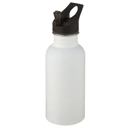 Bidón deportivo Lexi de acero 18/8 de 500 ml con pajita
