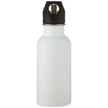 Bidón deportivo Lexi de acero 18/8 de 500 ml con pajita