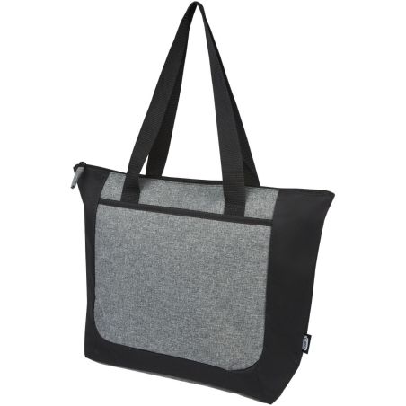 Bolsa Tote reciclada GRS en dos tonos con cremallera de 15 L Ecológica Personalizada 6120657