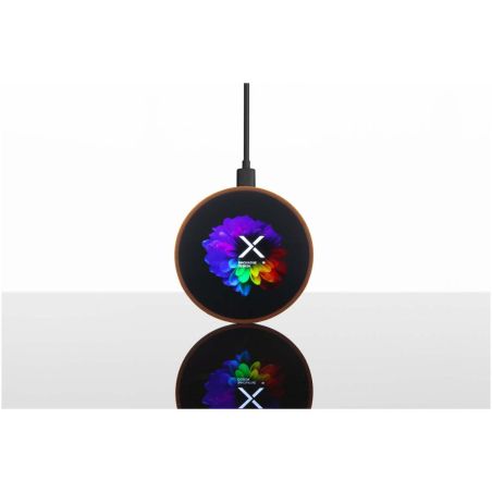 SCX.design Estación de carga inalámbrica de madera W13 10W Ecológica Personalizada 62PX051