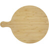 Tabla cortar bambú redonda 30,5 cm mango 8 cm - Imagen 3