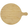 Tabla cortar bambú redonda 30,5 cm mango 8 cm - Imagen 8