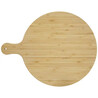 Tabla cortar bambú redonda 30,5 cm mango 8 cm - Imagen 9