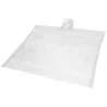 Poncho lluvia talla única plástico reciclado capucha funda - Imagen 5