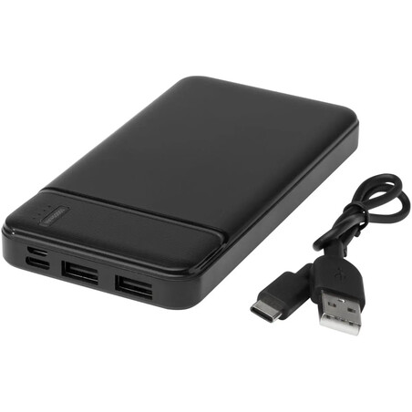 Batería externa ABS reciclado 10.000 mAh 3 puertos
