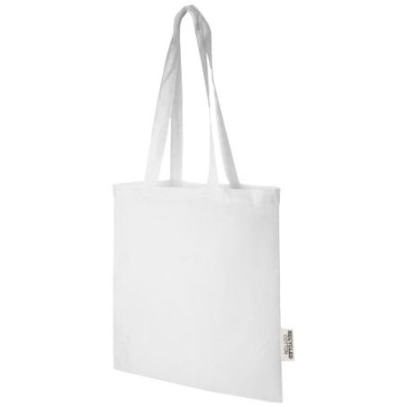 Bolsa Tote de algodón reciclado GRS de 140 g/m2 de 7 L Ecológica Personalizada 6120695