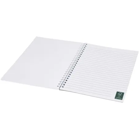 Cuaderno con espiral A5 con cubierta impresa Ecológico Personalizado 621291