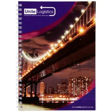 Cuaderno con espiral A5 con cubierta impresa...