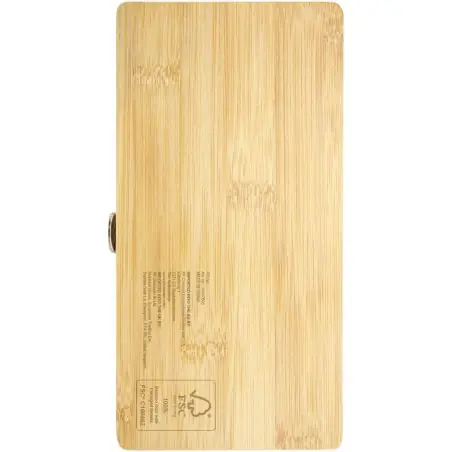 Set de herramientas de bambú/plástico reciclado de 19 piezas Ecológica Personalizada 6104578