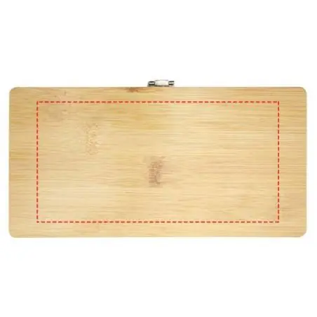 Set de herramientas de bambú/plástico reciclado de 19 piezas Ecológica Personalizada 6104578