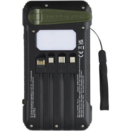 Batería solar dinamo reciclada 10000 mAh