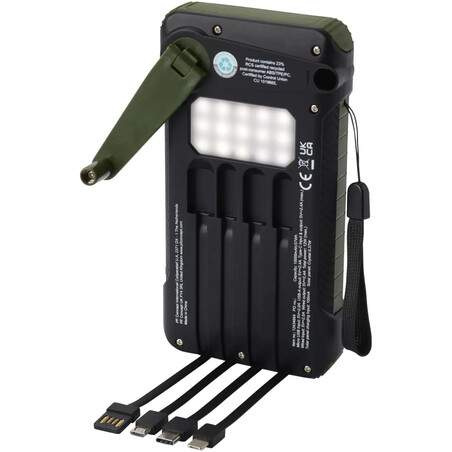 Batería solar dinamo reciclada 10000 mAh