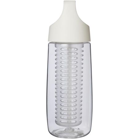 Bidón deportivo en plástico reciclado de 700 ml con tapa Flip e infusor Ecológico Personalizado 6100784