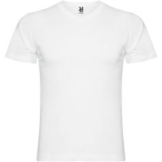 Camiseta de cuello de pico de manga corta para hombre... - Producto ecológico