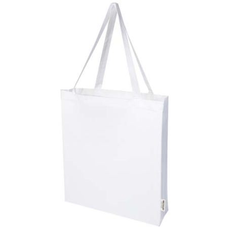 Bolsa Tote con refuerzos de algodón reciclado GRS de 140 g/m² de 12l Ecológica Personalizada 6120733