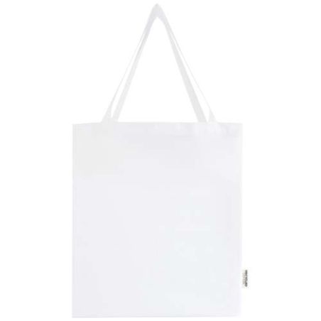 Bolsa Tote con refuerzos de algodón reciclado GRS de 140 g/m² de 12l Ecológica Personalizada 6120733