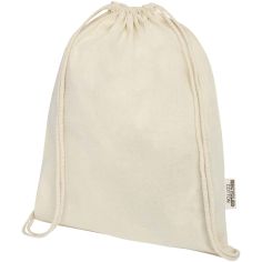 Bolsa con cordón de algodón reciclado GRS de 140 g/m²... - Producto ecológico