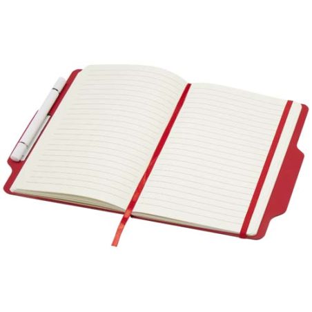 Libreta de tapa dura A5 con combinación de bolígrafo y lápiz (tinta negra) Ecológica Personalizada 6107969