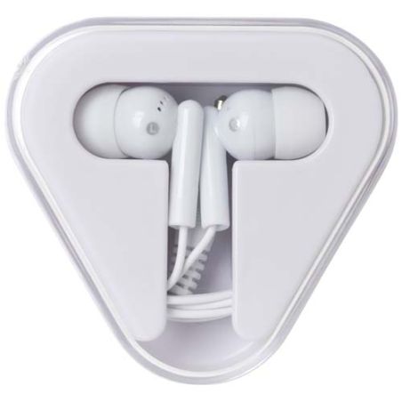 Auriculares con caja de plástico reciclado Ecológica Personalizada 6124439