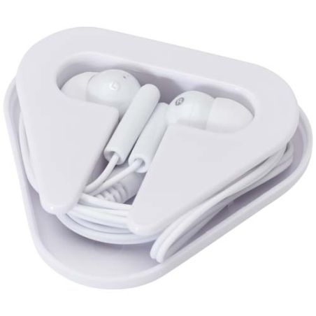 Auriculares con caja de plástico reciclado Ecológica Personalizada 6124439