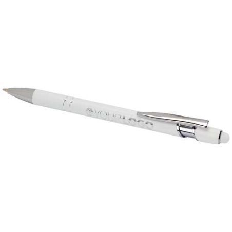 Bolígrafo con acabado plateado (tinta azul) Ecológico Personalizado 6107975