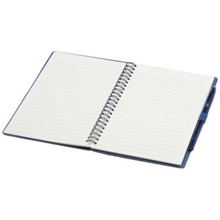 Set de libreta A5 de tapa dura y bolígrafo reutilizables (tinta negra) Ecológica Personalizada 6107986