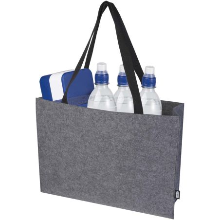 Bolsa Tote con refuerzo de fieltro reciclado GRS de 20 L Ecológica Personalizada 6130075