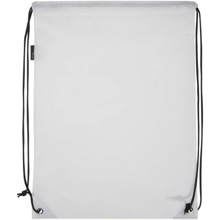 Bolsa de tela sin tejer de material reciclado GRS con cordón de 5 l Ecológica Personalizada 6130080