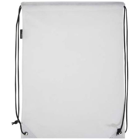 Bolsa de tela sin tejer de material reciclado GRS con cordón de 5 l Ecológica Personalizada 6130080