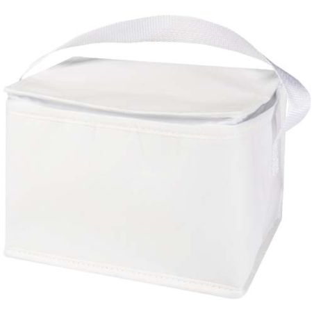 Bolsa isotérmica para 6 latas no tejida de material reciclado GRS de 4 l Ecológica Personalizada 6130082