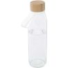 Botella de cristal de 500 ml con asa de silicona y tapa de bambú Ecológica Personalizada 6100853 - Imagen 1