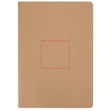 Libreta kraft A5 con páginas punteadas...