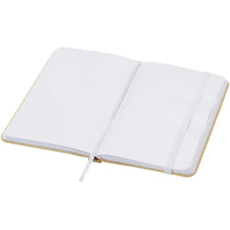 Libreta de tapa dura A6 de material reciclado con páginas lisas Ecológica Personalizada 6106022