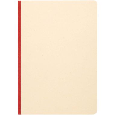 Libreta A5 de tapa blanda de RPET y caña de...