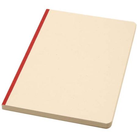 Libreta A5 de tapa blanda de RPET y caña de azúcar Ecológica Personalizada 6106125