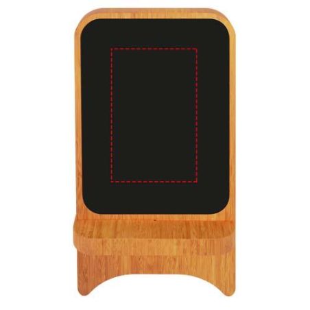 Cargador inalámbrico de madera de 15 W luminoso Ecológico Personalizado 62PX062