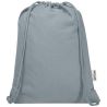 Bolsa de 5 L con cordón de algodón reciclado de 140 g/m² con certificado GRS Ecológica Personalizada 6120761 - Imagen 30