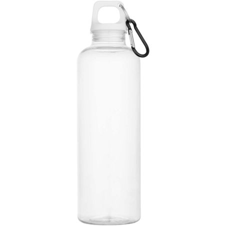 Bidón de 750 ml de plástico reciclado con certificado RCS y mosquetón Ecológico Personalizado 6100877